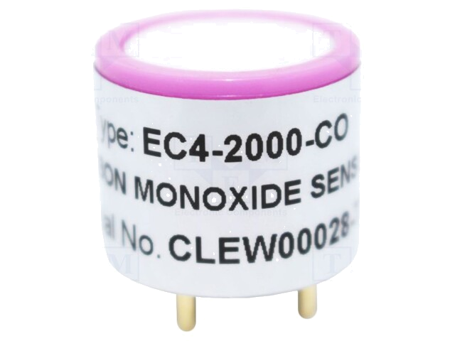 Sensor: gas; koolmonoxide (CO); Bereik: 0÷2000ppm Sensor: gas; koolmonoxide (CO); Bereik: 0÷2000ppm